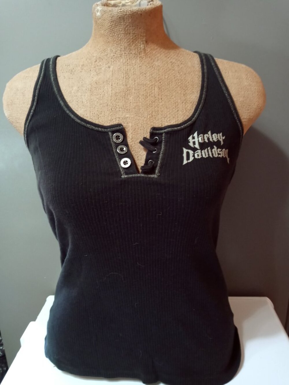 Harley-Davidson Tank Top Black Size Large
